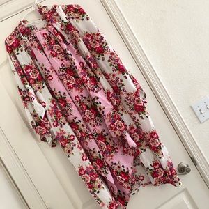 Maternity robe with matching swaddle